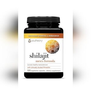 Youtheory Men's Shilajit 500mg Capsules, 120 ct